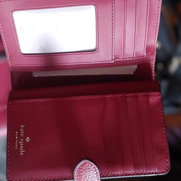 Kate spade leila collection crossbody top zip bag and medium bifold wallet - Picture 3 of 3